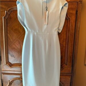 Black Halo NWT Elegant Light Blue Sleeveless Dress